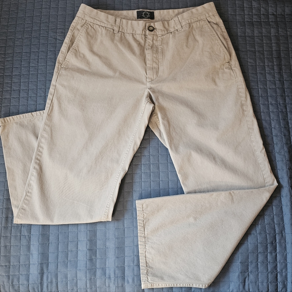 Eventide Men's Khaki Chino Pants 34x30 - 100% Cotton‎ Relaxed